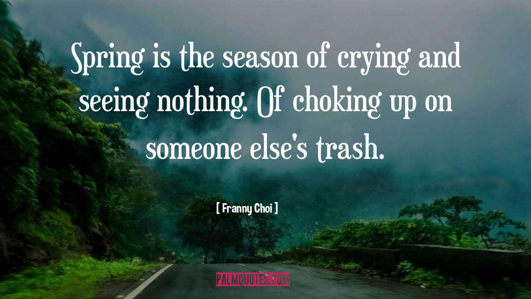 Choking quotes by Franny Choi