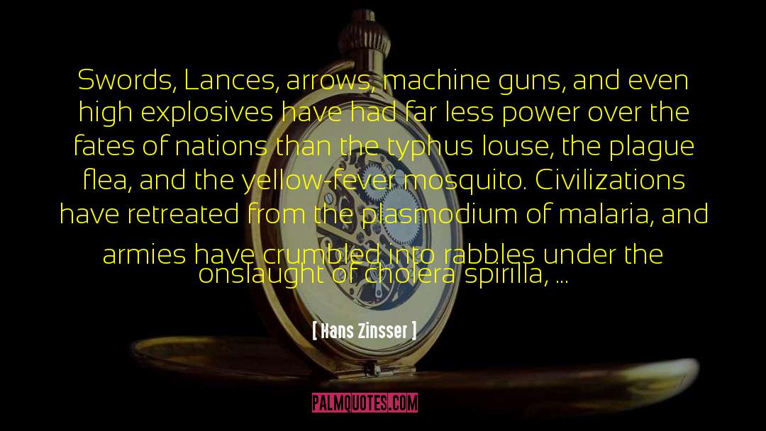 Cholera quotes by Hans Zinsser