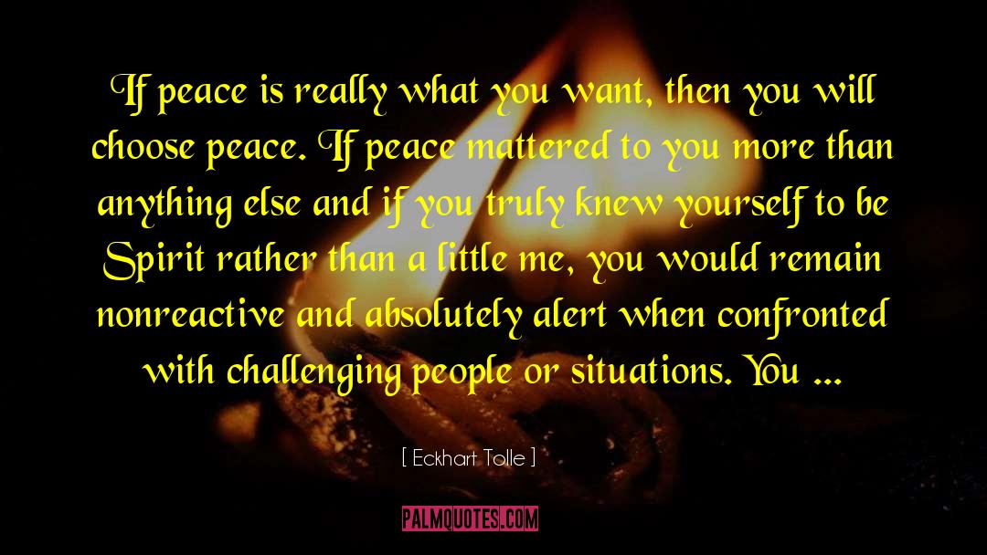 Choose Carefully quotes by Eckhart Tolle