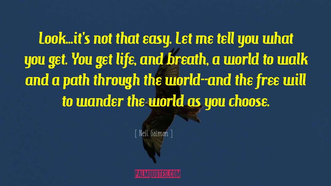 Choose Life quotes by Neil Gaiman
