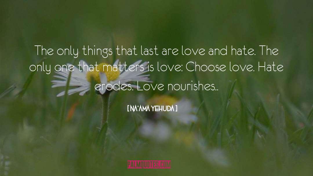 Choose Love quotes by Na'ama Yehuda