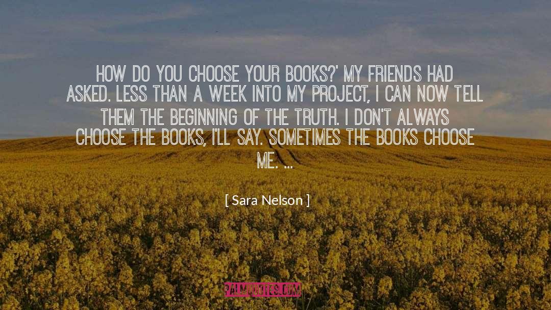 Choose Me quotes by Sara Nelson