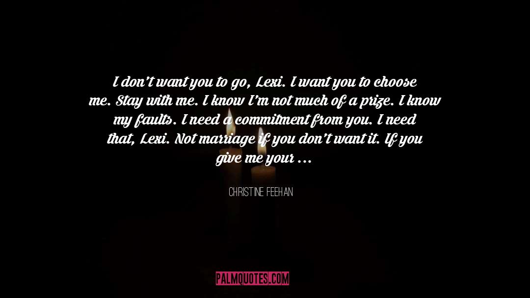 Choose Me quotes by Christine Feehan