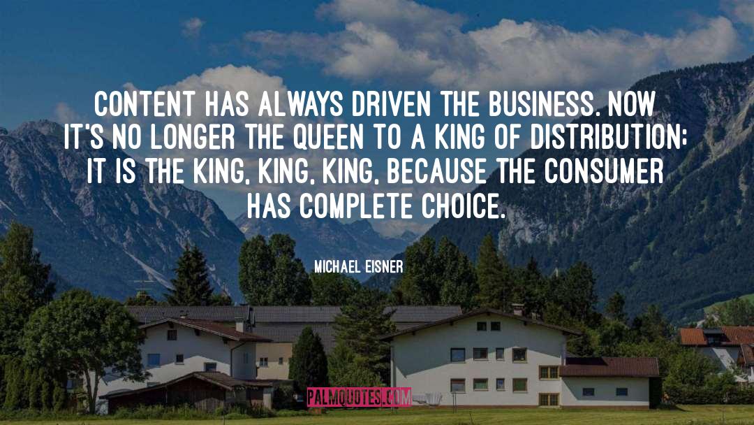 Choosers Choice quotes by Michael Eisner