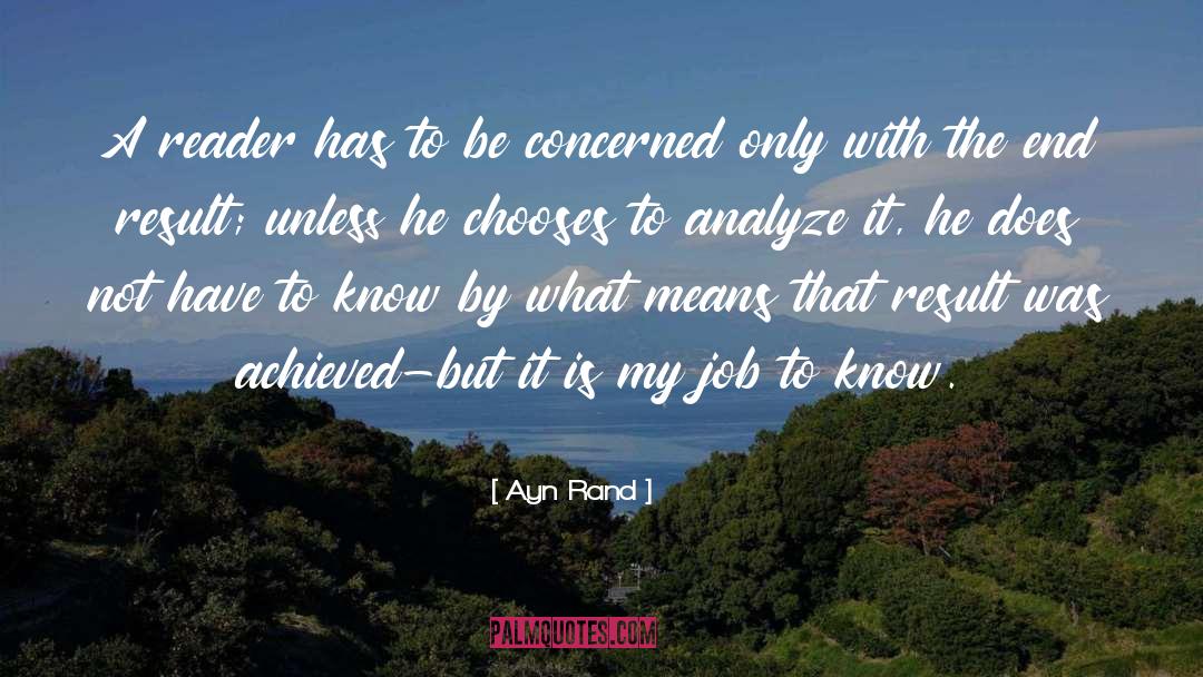 Chooses quotes by Ayn Rand