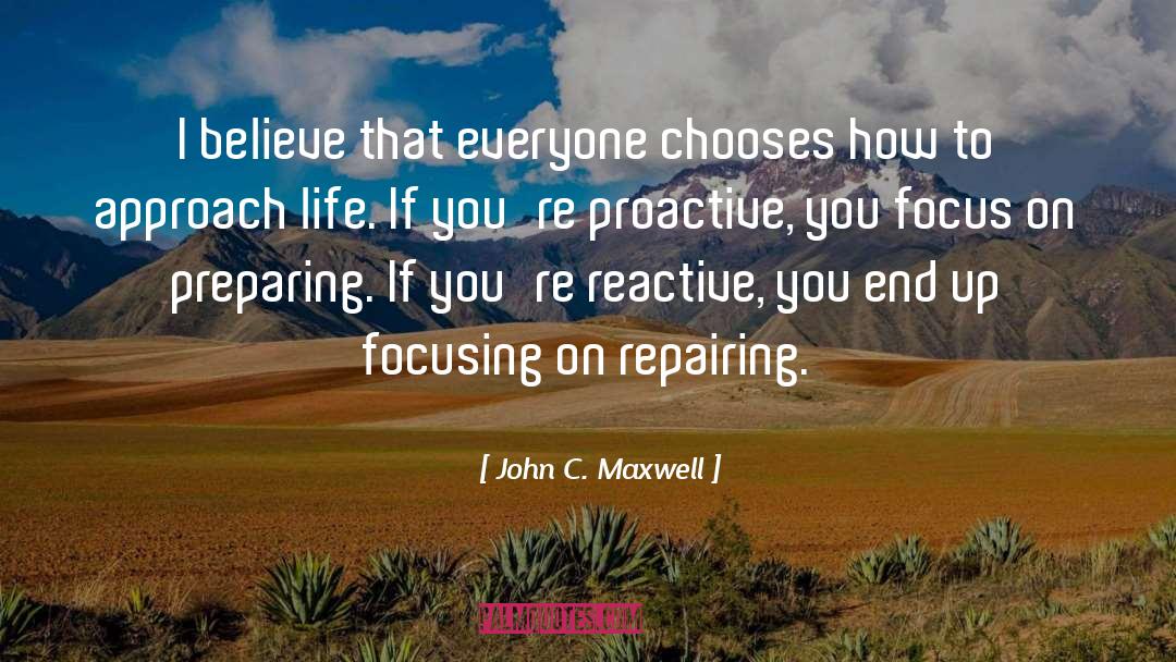 Chooses quotes by John C. Maxwell