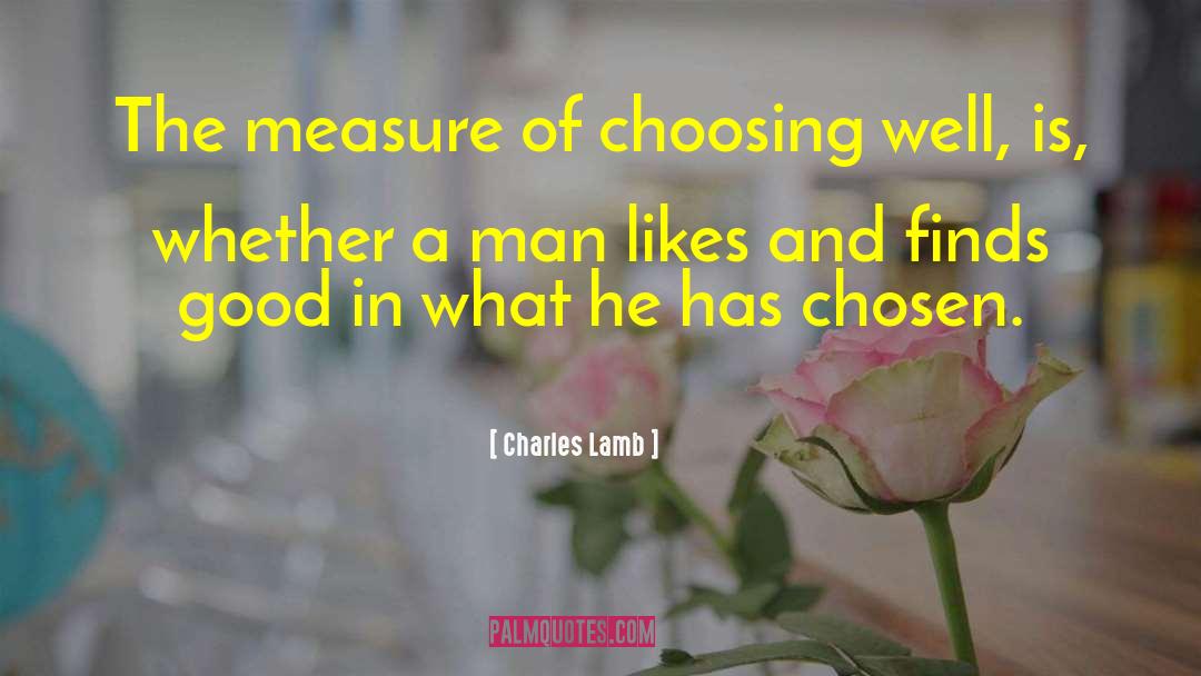 Choosing Advisors quotes by Charles Lamb