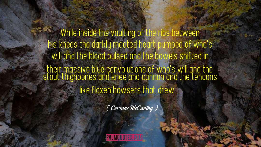 Choosing Between Head And Heart quotes by Cormac McCarthy