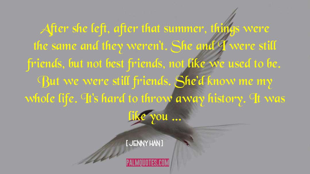 Choosing Friends quotes by Jenny Han