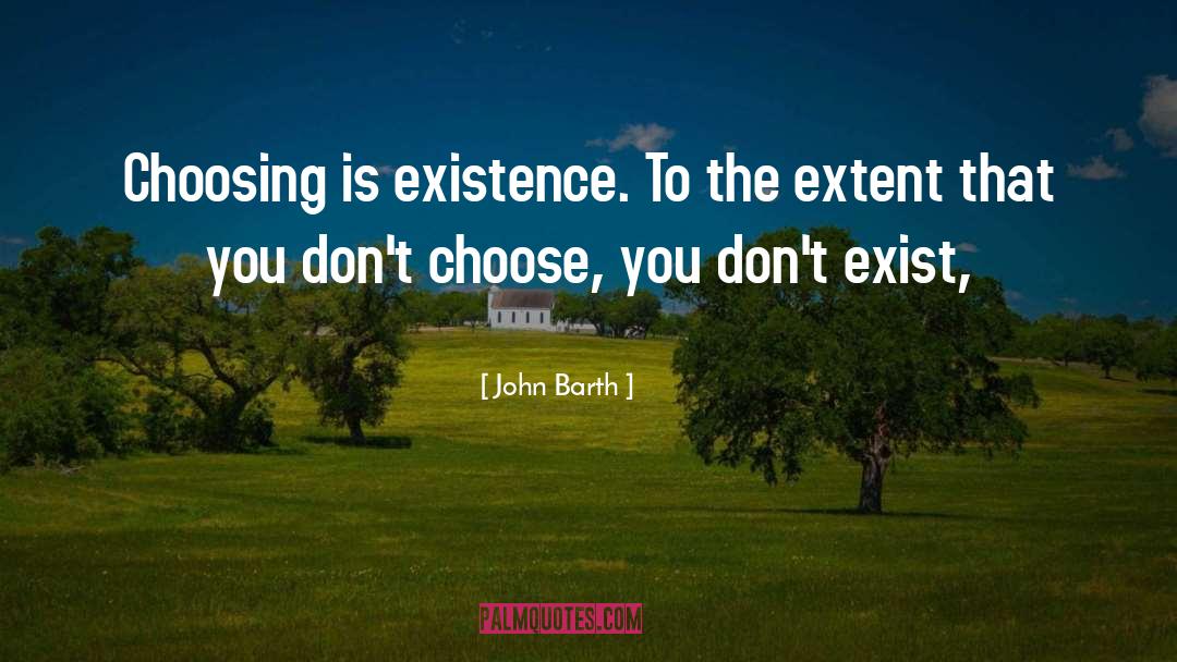 Choosing One quotes by John Barth