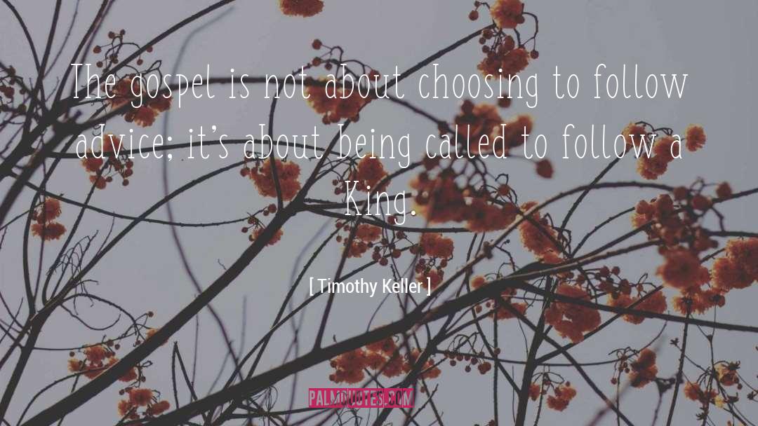 Choosing quotes by Timothy Keller