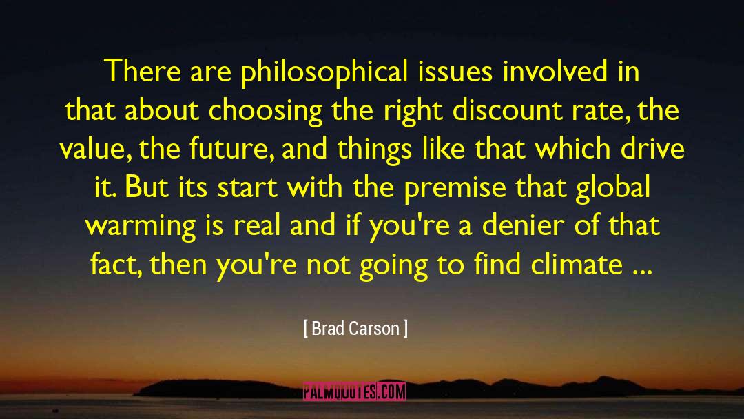 Choosing The Right quotes by Brad Carson