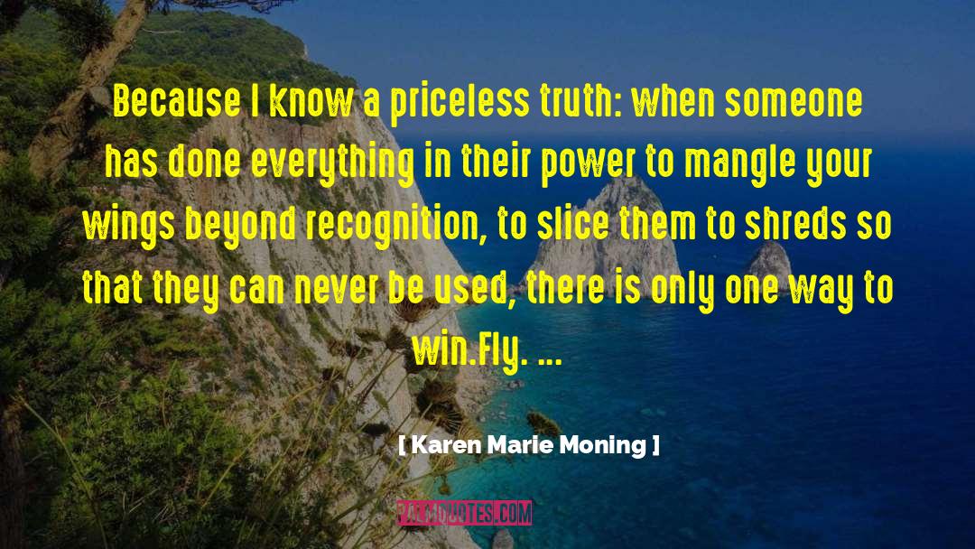 Choosing To Fly quotes by Karen Marie Moning