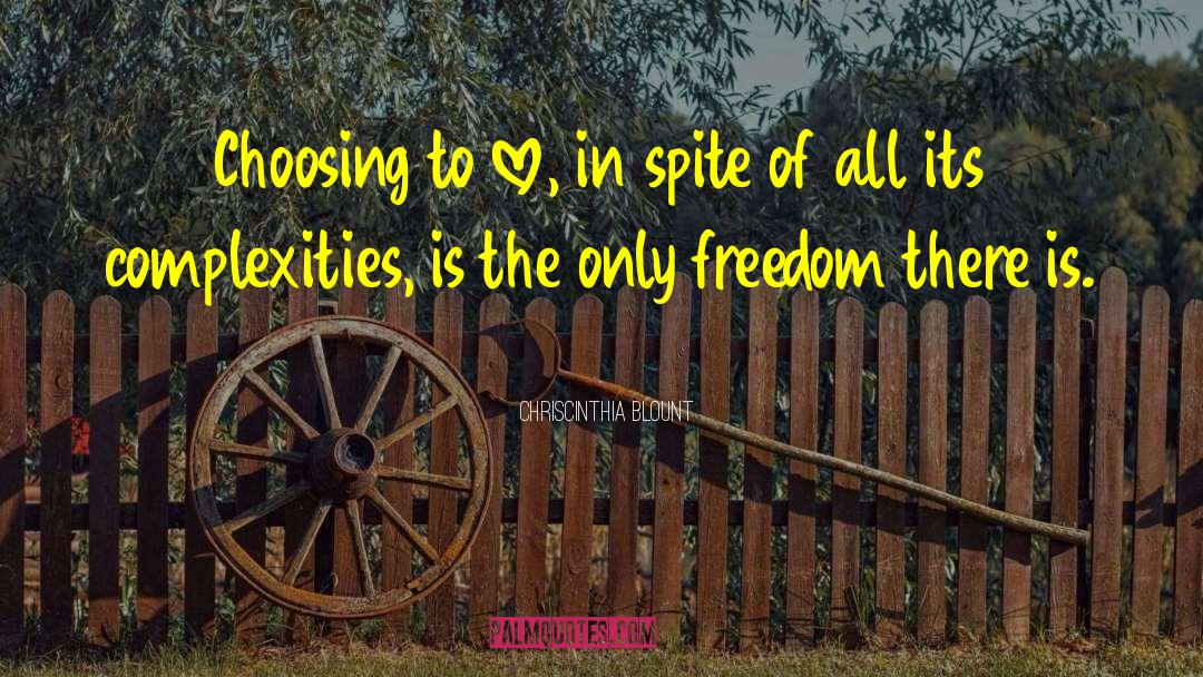 Choosing To Love quotes by Chriscinthia Blount