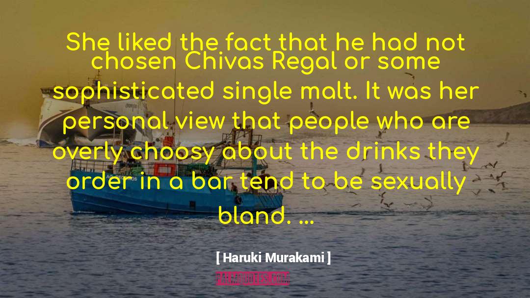 Choosy quotes by Haruki Murakami