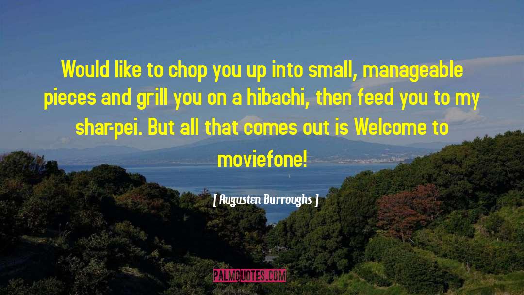 Chop quotes by Augusten Burroughs