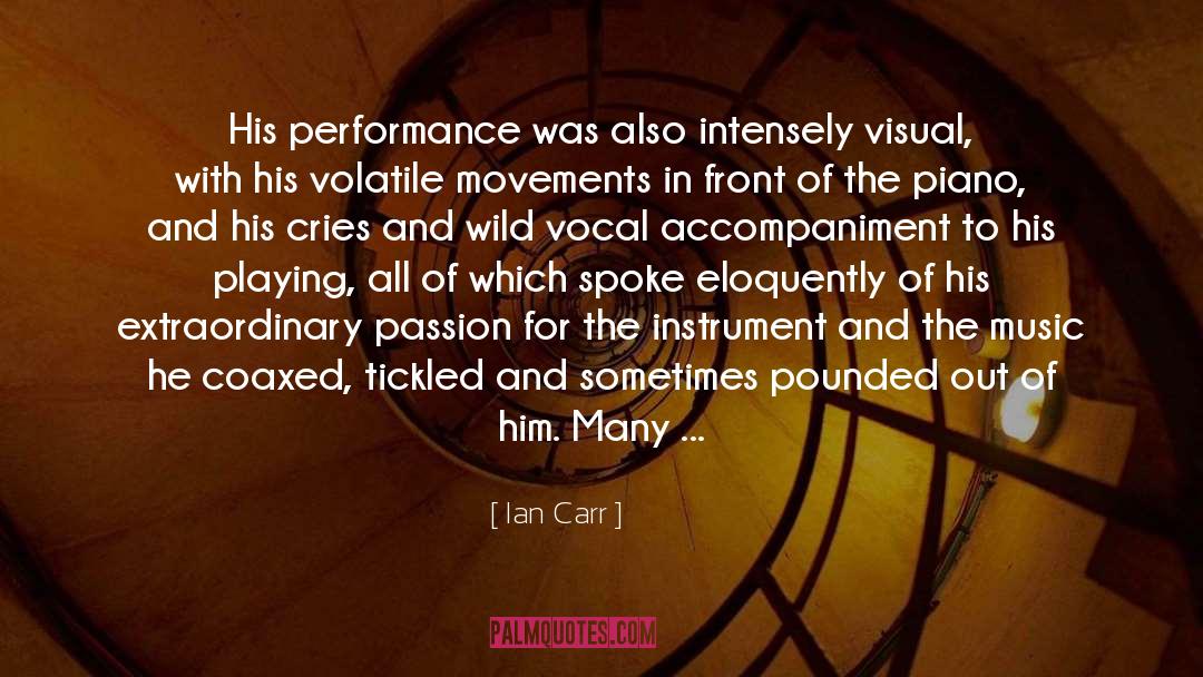 Chord quotes by Ian Carr