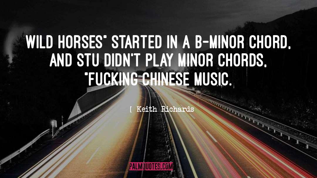 Chord quotes by Keith Richards