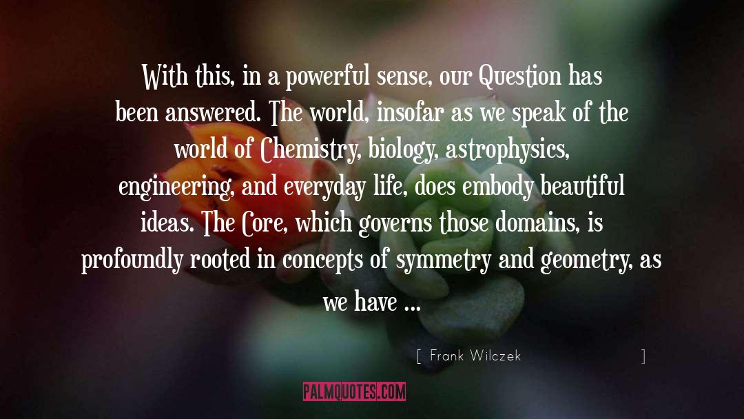 Chordates Symmetry quotes by Frank Wilczek