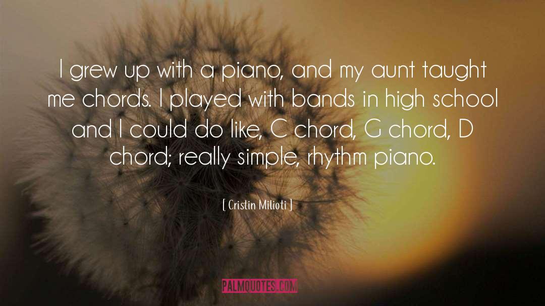 Chords quotes by Cristin Milioti