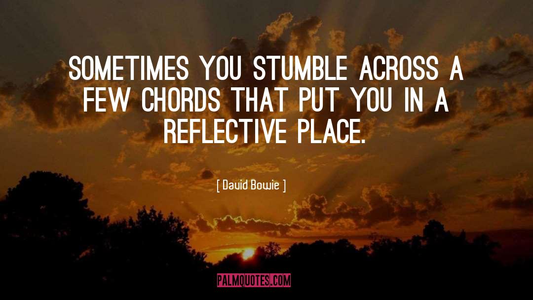 Chords quotes by David Bowie