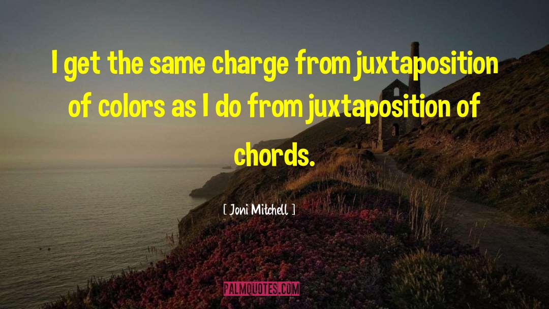 Chords quotes by Joni Mitchell