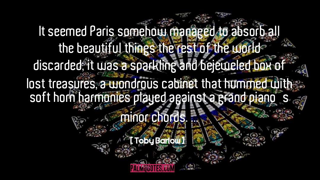 Chords quotes by Toby Barlow