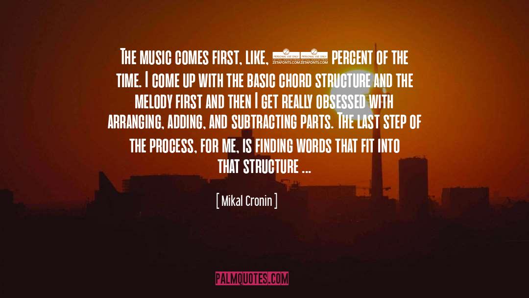 Chords quotes by Mikal Cronin