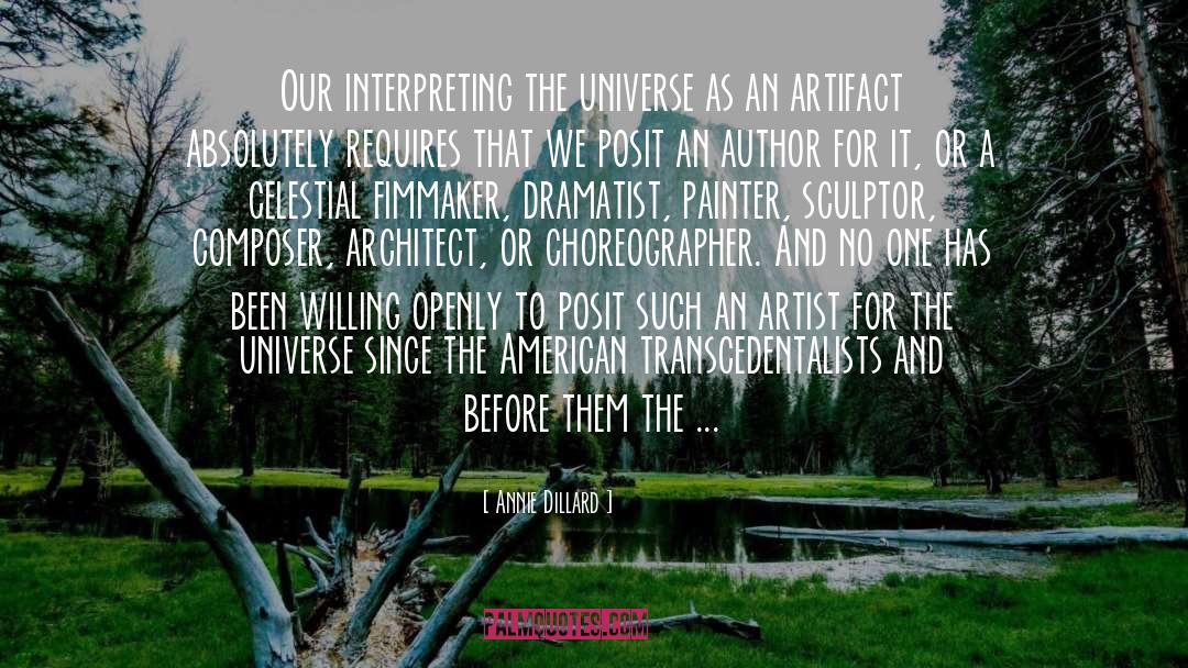 Choreographer quotes by Annie Dillard