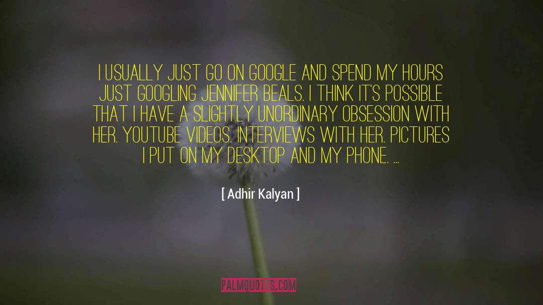 Choreographers Youtube quotes by Adhir Kalyan