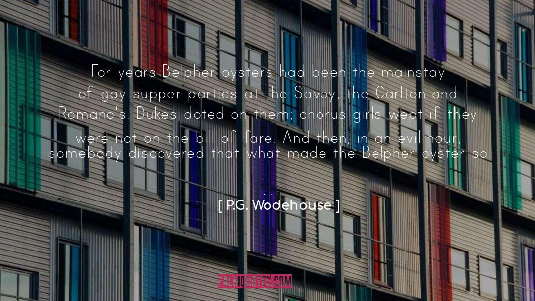 Chorus quotes by P.G. Wodehouse