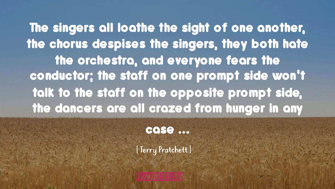 Chorus quotes by Terry Pratchett