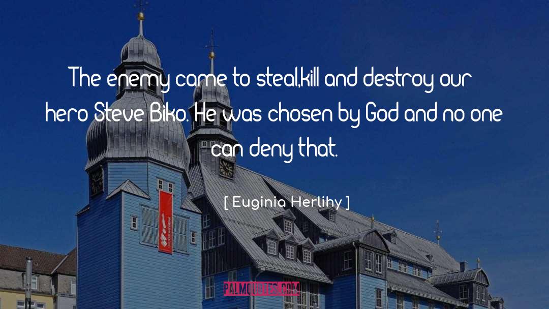 Chosen By God quotes by Euginia Herlihy