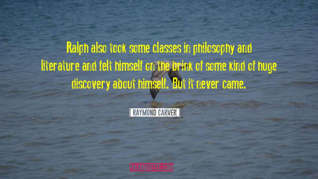 Choudhary Classes quotes by Raymond Carver