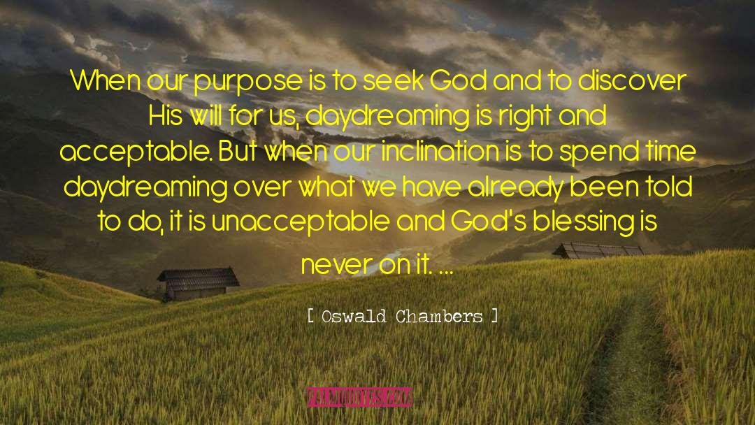 Chris Chambers quotes by Oswald Chambers