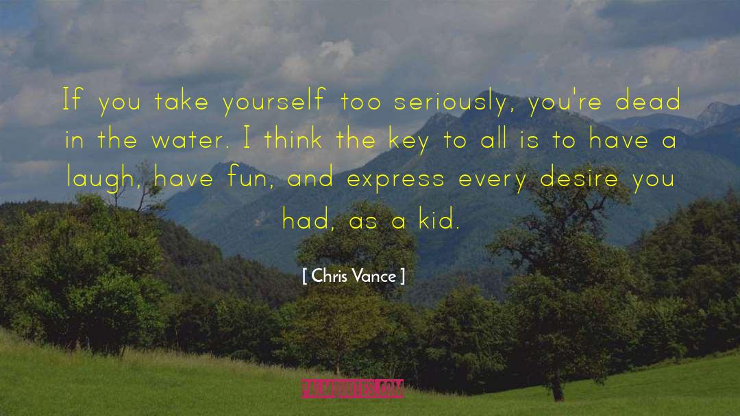Chris Chambers quotes by Chris Vance