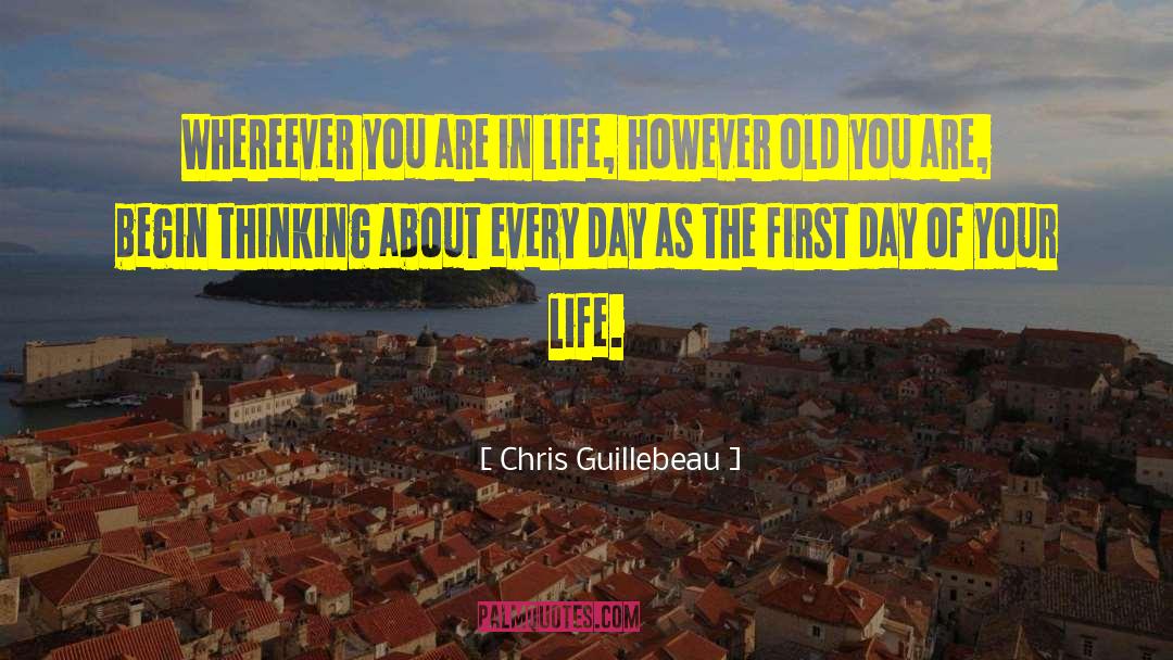 Chris Guillebeau quotes by Chris Guillebeau