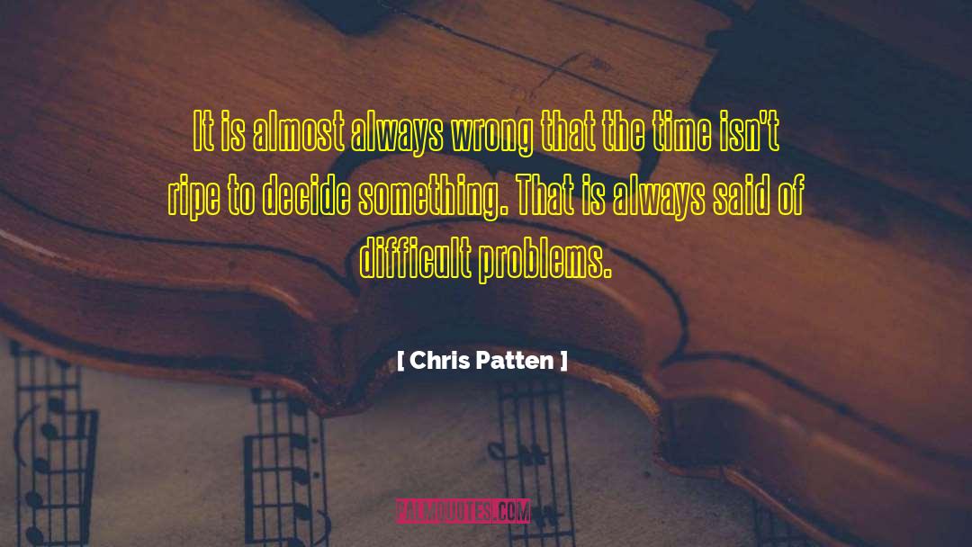 Chris Priestley quotes by Chris Patten