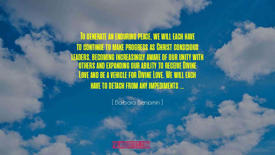Christ Conscious Leadership quotes by Barbara Benjamin