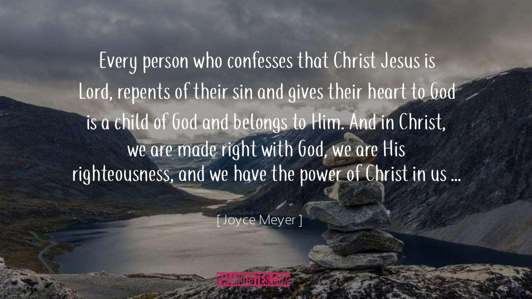 Christ In Us quotes by Joyce Meyer