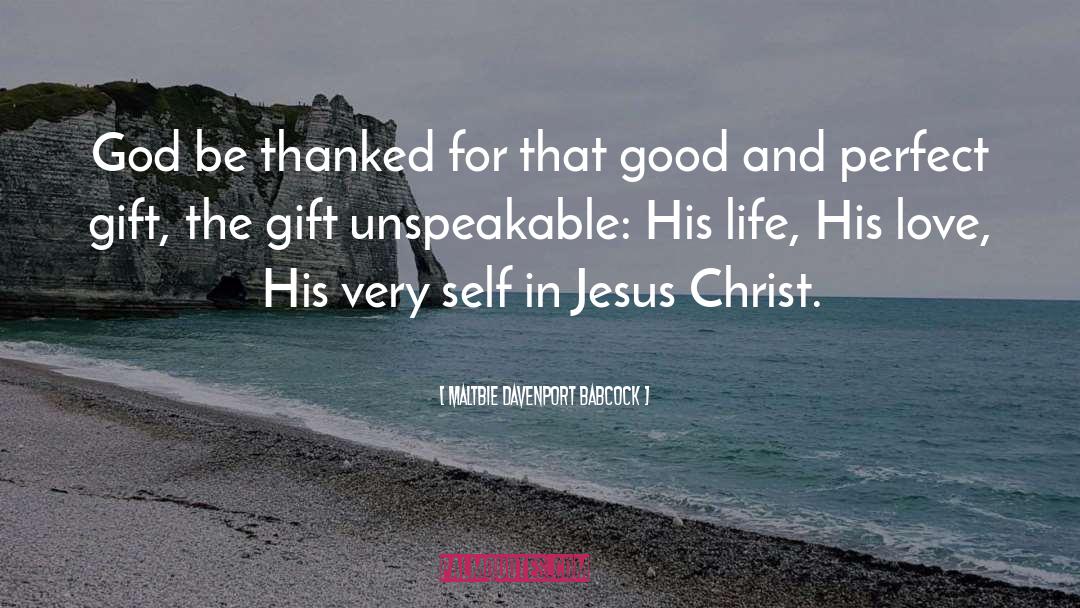 Christ Jesus quotes by Maltbie Davenport Babcock