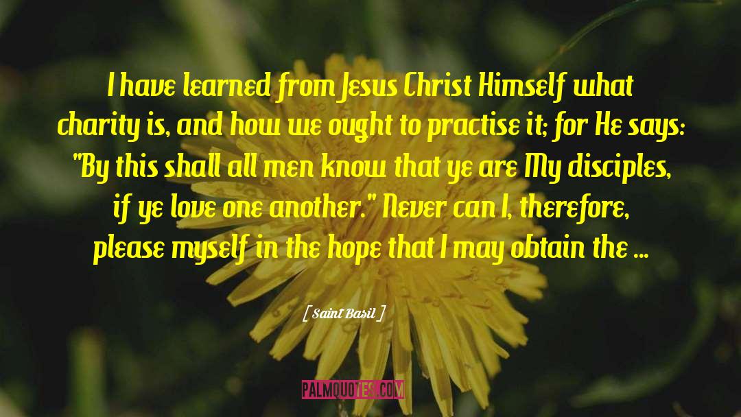 Christ Love quotes by Saint Basil