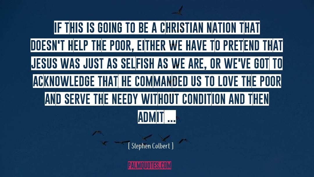 Christ Peddlar quotes by Stephen Colbert