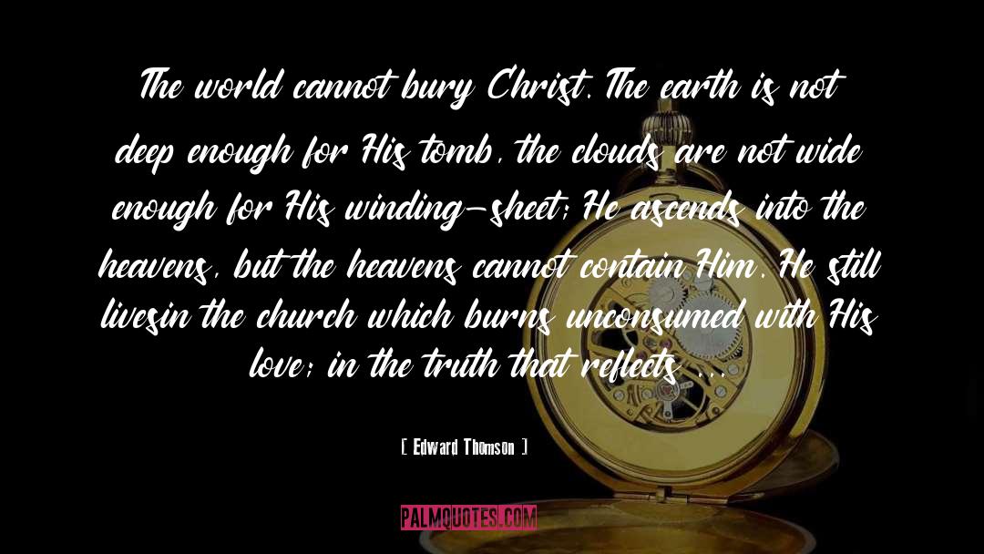 Christ quotes by Edward Thomson