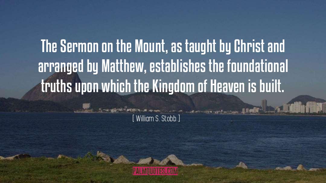Christ S Birth quotes by William S. Stobb