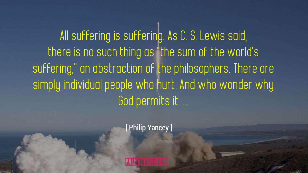 Christ S Suffering quotes by Philip Yancey