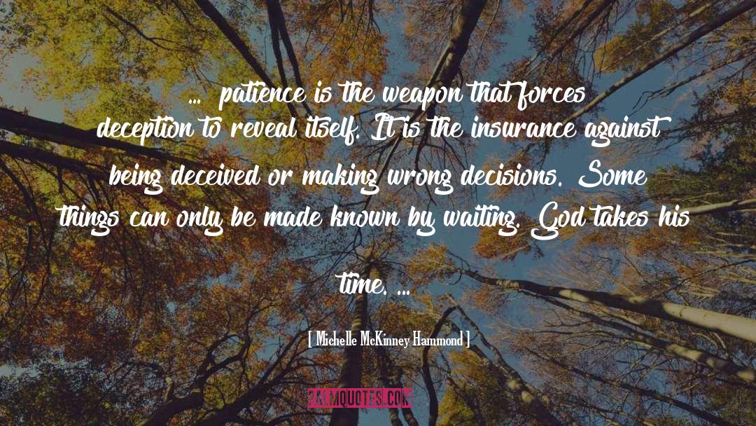 Christakos Insurance quotes by Michelle McKinney Hammond