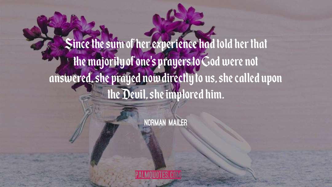 Christian Answered Prayers quotes by Norman Mailer