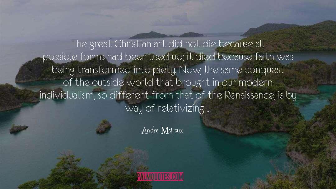 Christian Art quotes by Andre Malraux