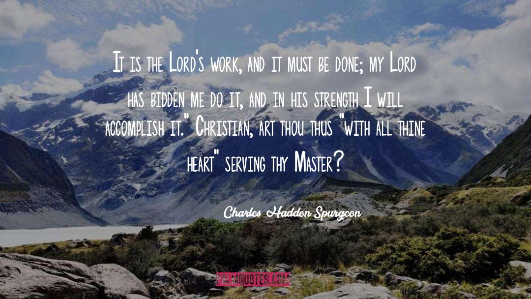 Christian Art quotes by Charles Haddon Spurgeon